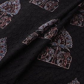 Hakoba Hand Block Ajrakh Print Natural Dyed Cotton Fabric 51