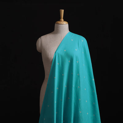 Blue - Prewashed Cotton Jacquard Fabric 41