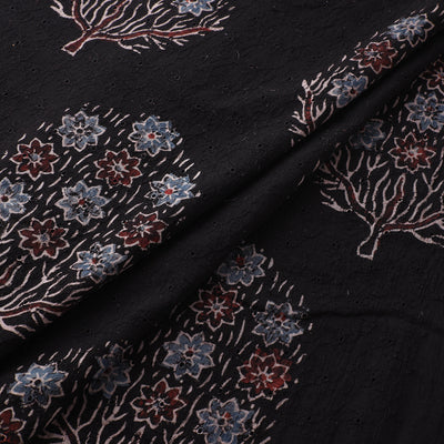 Hakoba Hand Block Ajrakh Print Natural Dyed Cotton Fabric 54