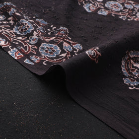 Hakoba Hand Block Ajrakh Print Natural Dyed Cotton Fabric 55
