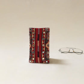 Kutch Ahir Hand Embroidered Spectacle Pouch 54