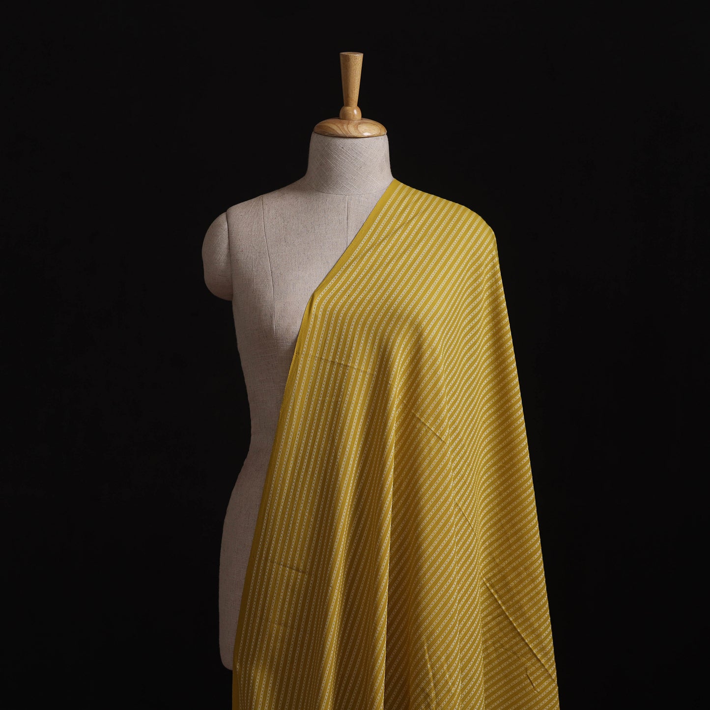 Yellow - Prewashed Cotton Jacquard Fabric 31
