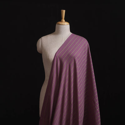Purple - Prewashed Cotton Jacquard Fabric 27
