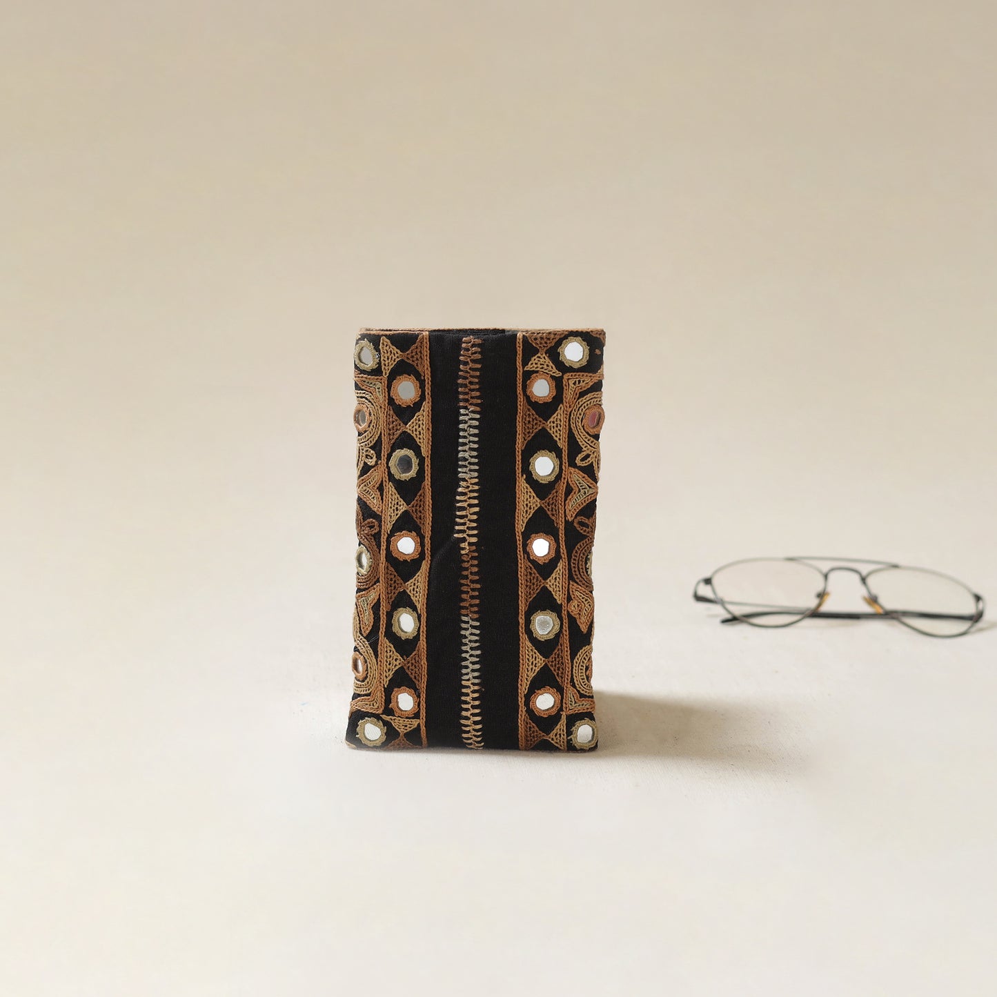 Kutch Ahir Hand Embroidered Spectacle Pouch 58