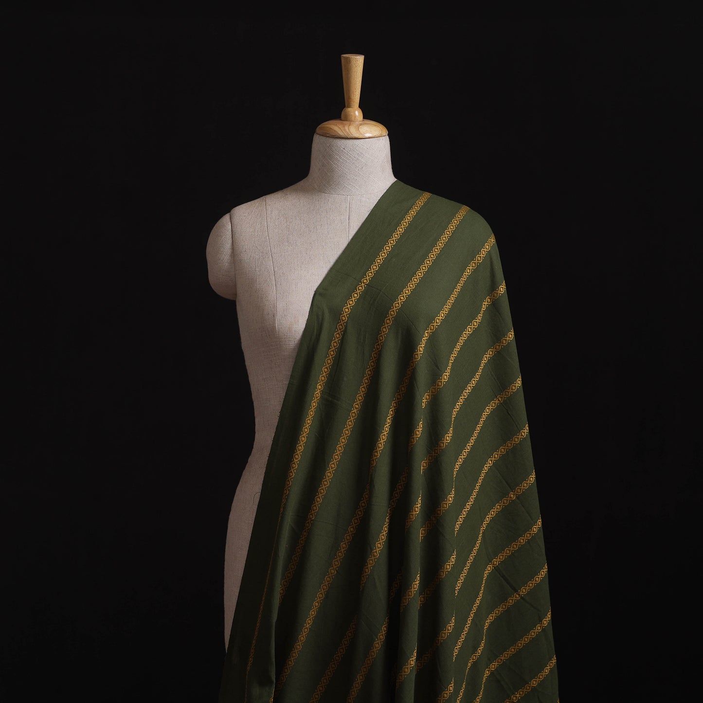 Green - Prewashed Cotton Jacquard Fabric 21