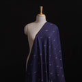 Blue - Prewashed Cotton Jacquard Fabric 19