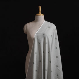 Grey - Prewashed Cotton Jacquard Fabric 16