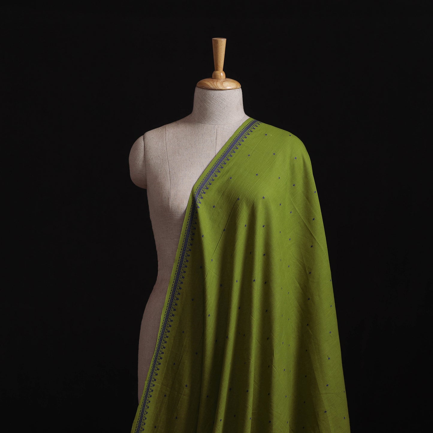 Green - Prewashed Cotton Jacquard Fabric 14