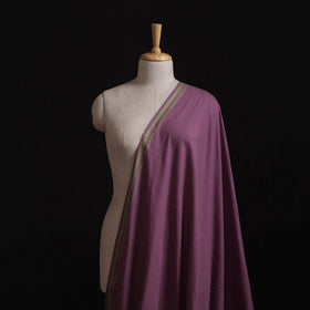Purple - Prewashed Cotton Jacquard Fabric 11