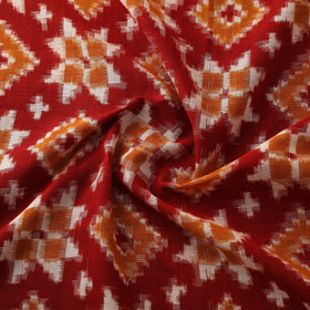 Telia Rumal Pure Handwoven Cotton Pochampally Double Ikat Fabric 01