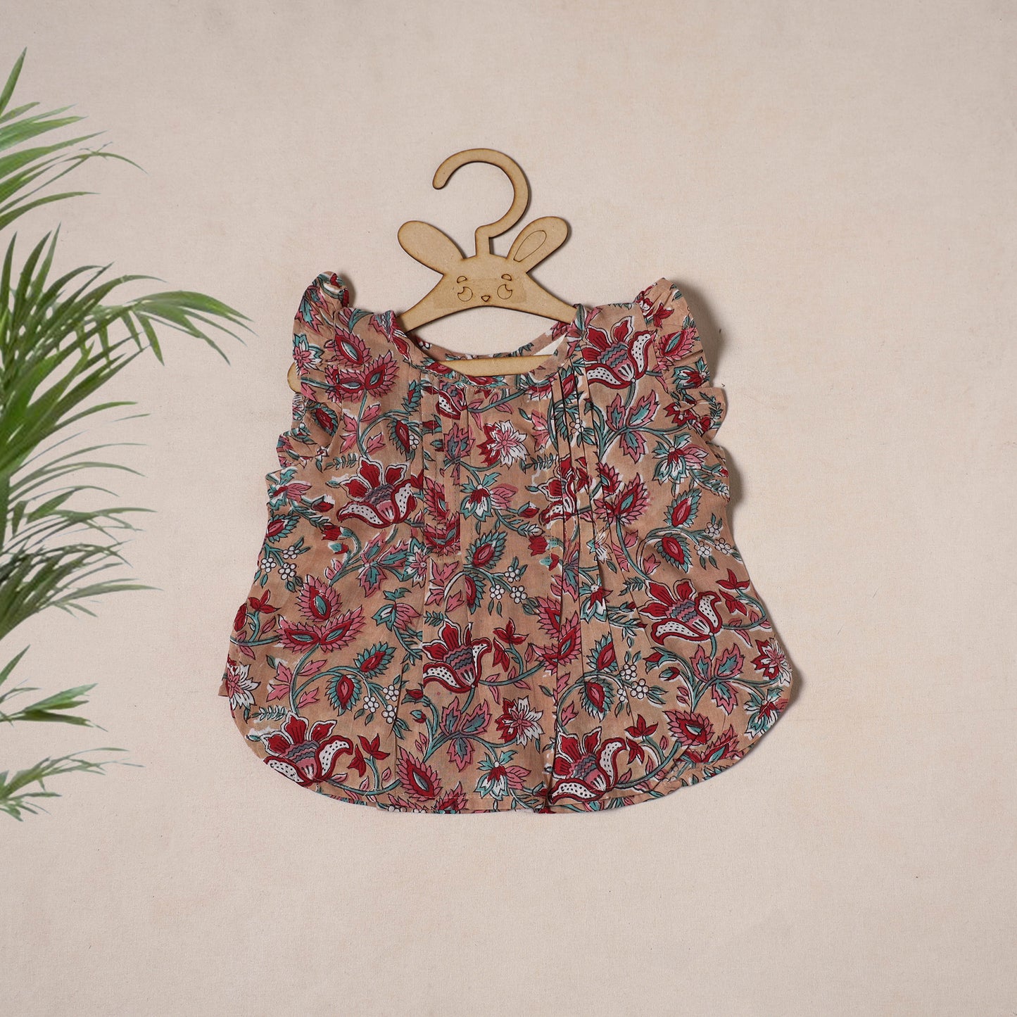 Pure Cotton Baby Girls Floral Print Top & Shorts (6-12 Months) 02
