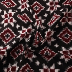 Black - telia rumal pure handwoven cotton pochampally