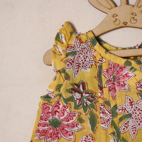 Pure Cotton Baby Girls Floral Print Top & Shorts (6-12 Months) 04