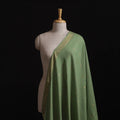 Green - Prewashed Cotton Jacquard Fabric with Zari Border 01