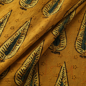 Ajrakh Hand Block Print Natural Dyed Cotton Hakoba Fabric 01