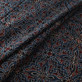Blue - Ajrakh Hand Block Print Natural Dyed Cotton Fabric 20