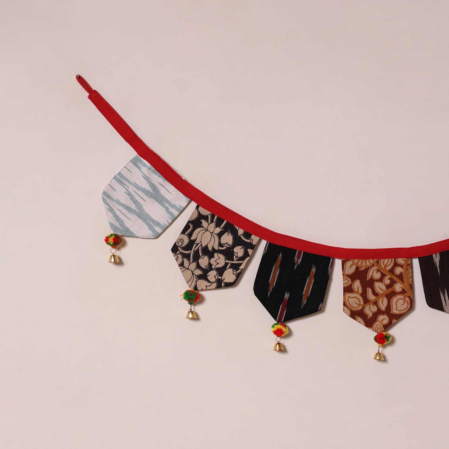 Multicolor - decorative handmade fabric toran 08