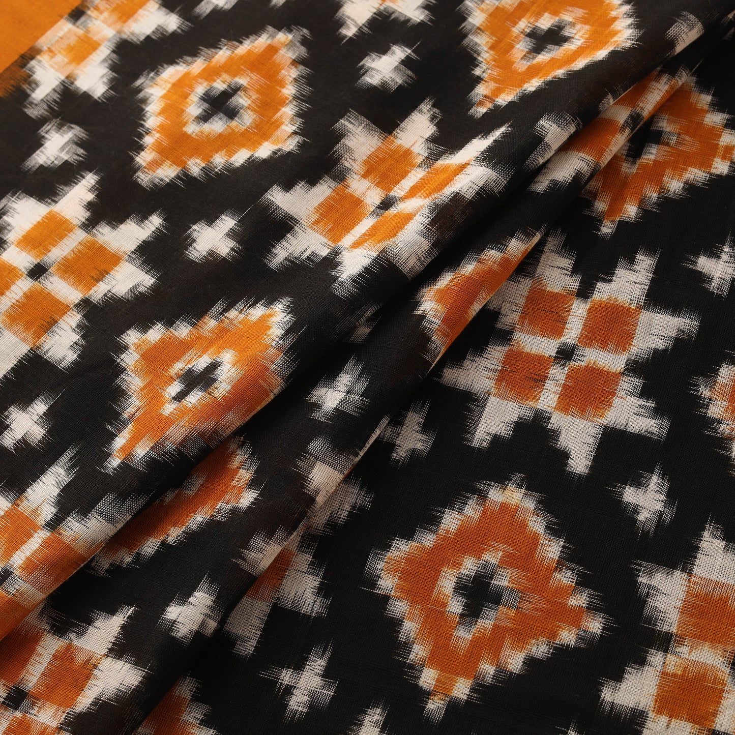 Telia Rumal Pure Handwoven Cotton Pochampally Double Ikat Fabric 13