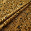 Yellow - Ajrakh Hand Block Print Natural Dyed Cotton Fabric 21