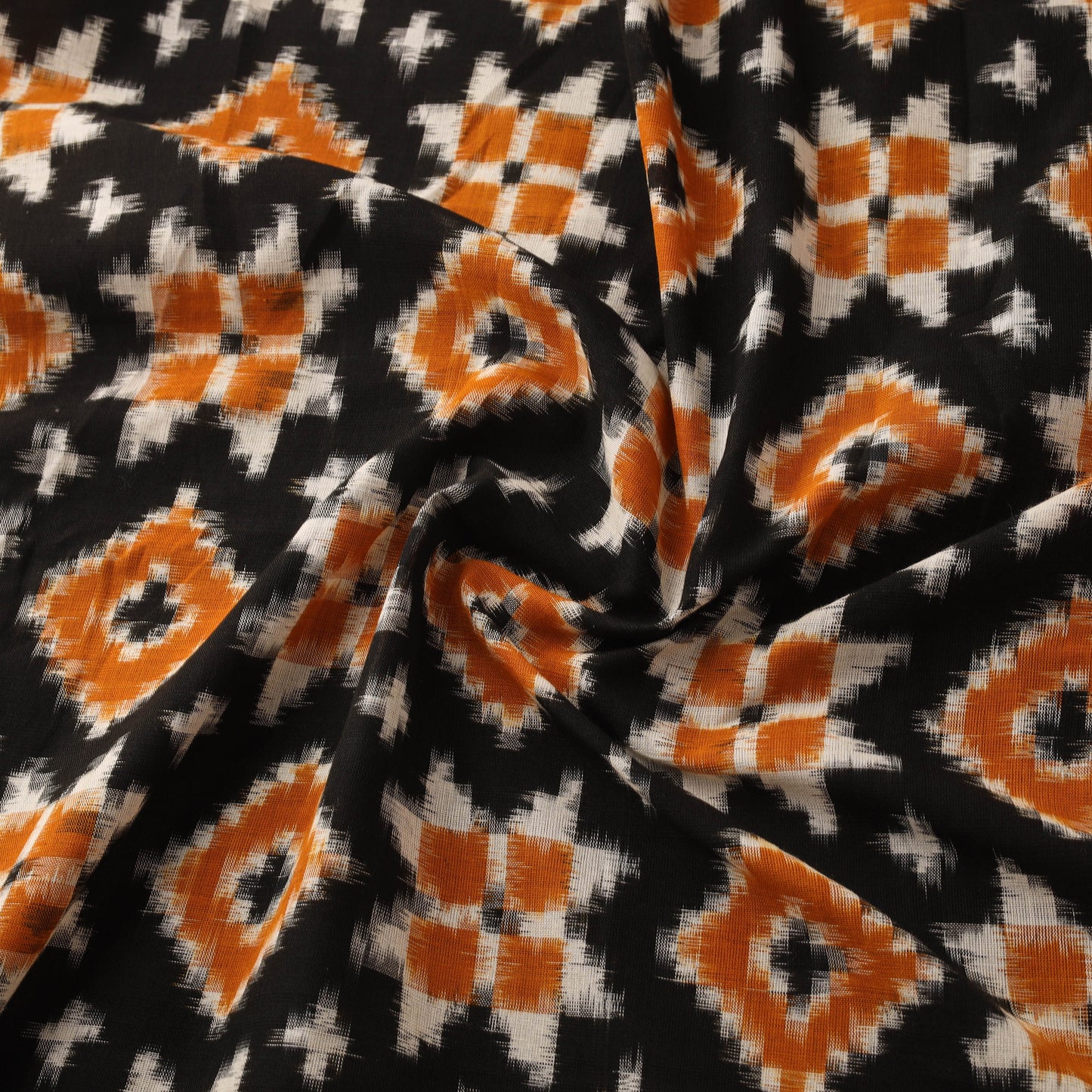 Telia Rumal Pure Handwoven Cotton Pochampally Double Ikat Fabric 13