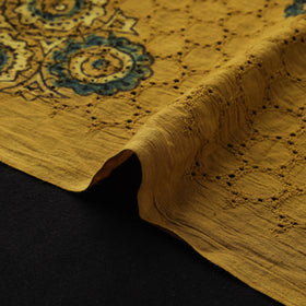 Ajrakh Hand Block Print Natural Dyed Cotton Hakoba Fabric 02