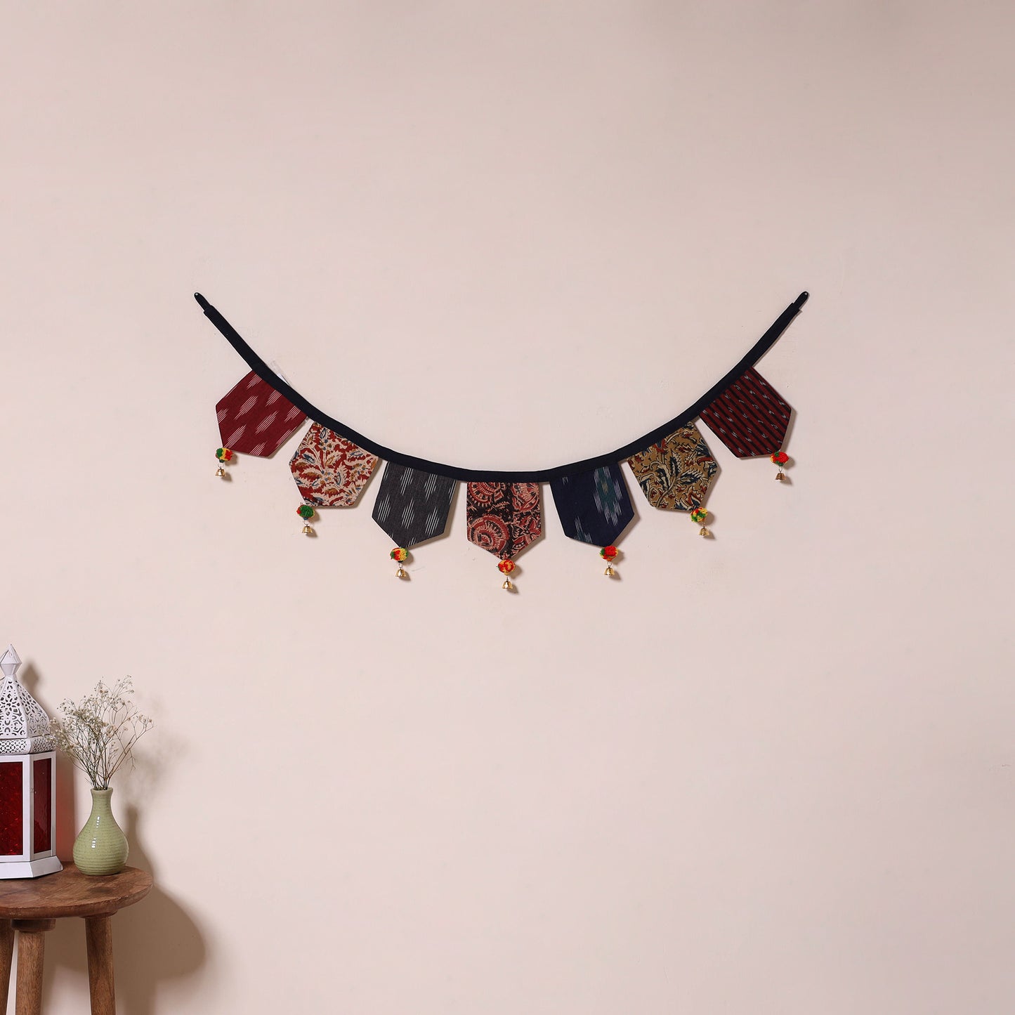 Multicolor - decorative handmade fabric toran 09