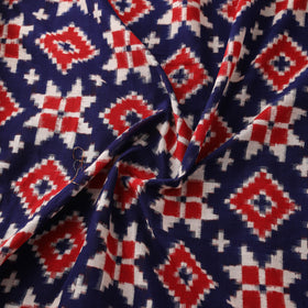 Telia Rumal Pure Handwoven Cotton Pochampally Double Ikat Fabric 14