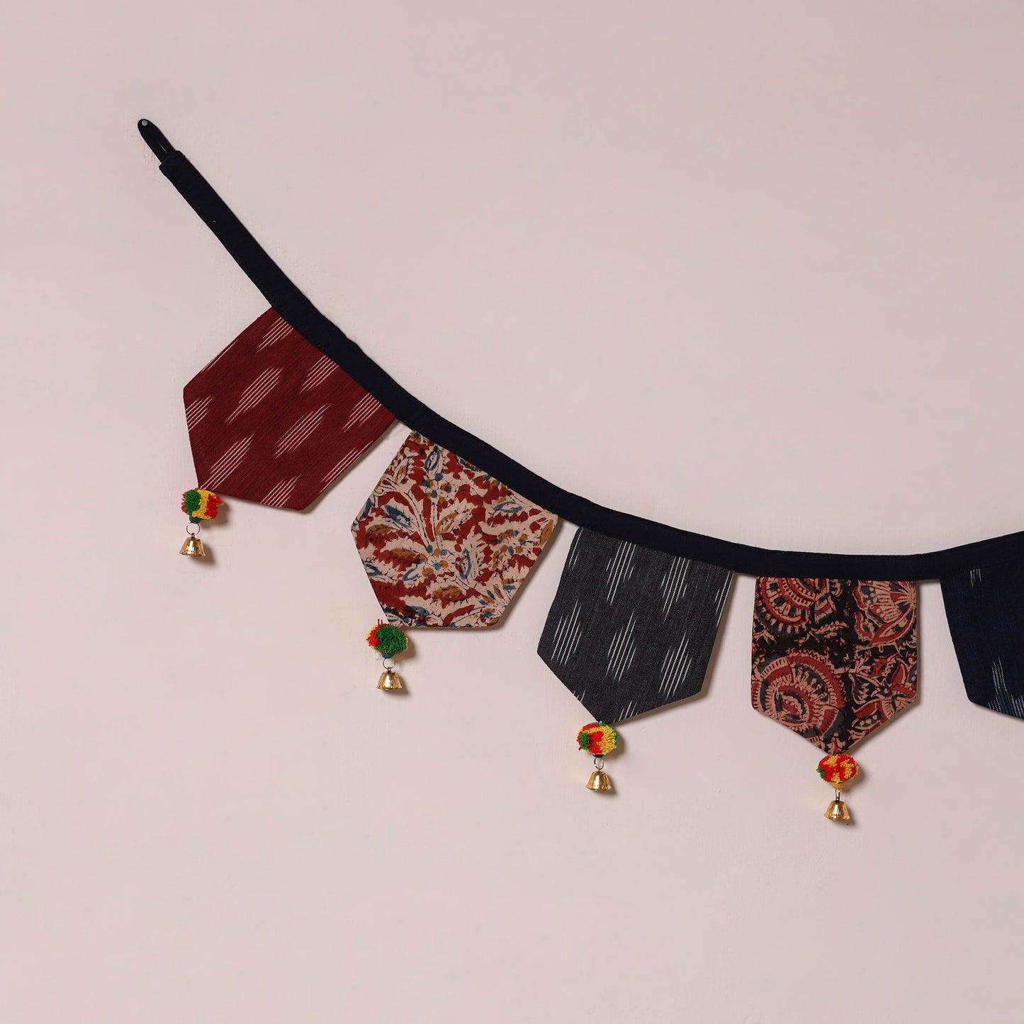 Multicolor - decorative handmade fabric toran 09