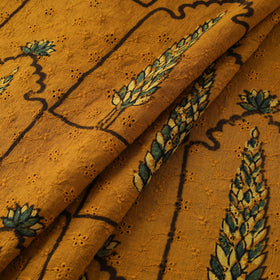 Ajrakh Hand Block Print Natural Dyed Cotton Hakoba Fabric 03