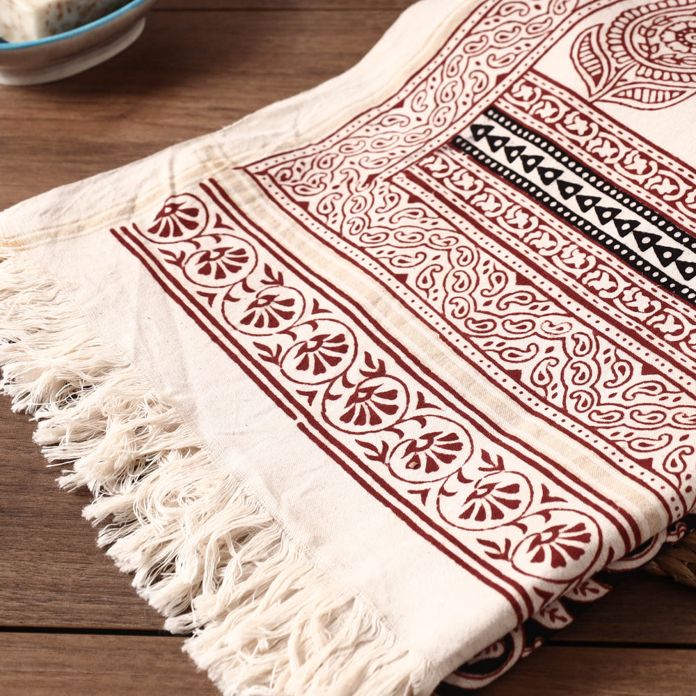 printed cotton towel