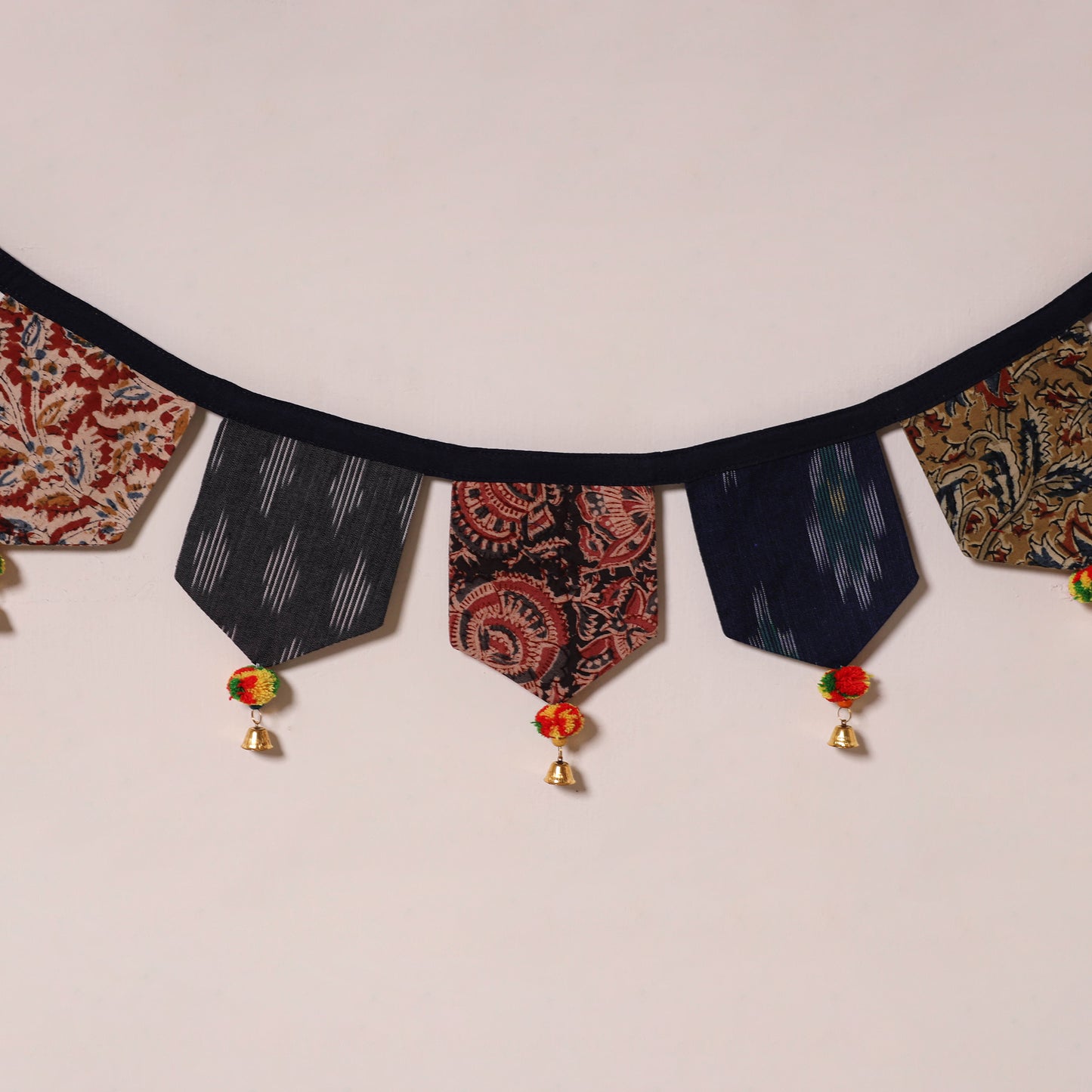 Multicolor - decorative handmade fabric toran 09