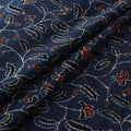 Navy - Ajrakh Hand Block Print Natural Dyed Cotton Fabric 24
