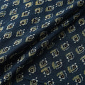 Blue - Ajrakh Hand Block Print Natural Dyed Cotton Fabric 25