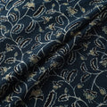 Blue - Ajrakh Hand Block Print Natural Dyed Cotton Fabric 26