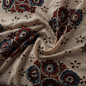 Ajrakh Hand Block Print Natural Dyed Cotton Hakoba Fabric 05