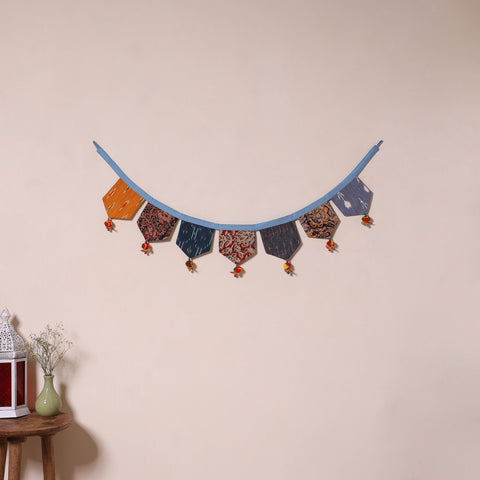 Multicolor - decorative handmade fabric toran 12