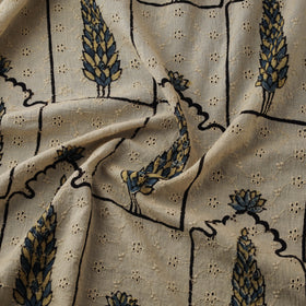 Ajrakh Hand Block Print Natural Dyed Cotton Hakoba Fabric 06