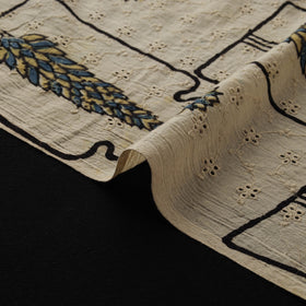 Ajrakh Hand Block Print Natural Dyed Cotton Hakoba Fabric 06