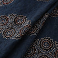 Ajrakh Hand Block Print Natural Dyed Cotton Hakoba Fabric 07