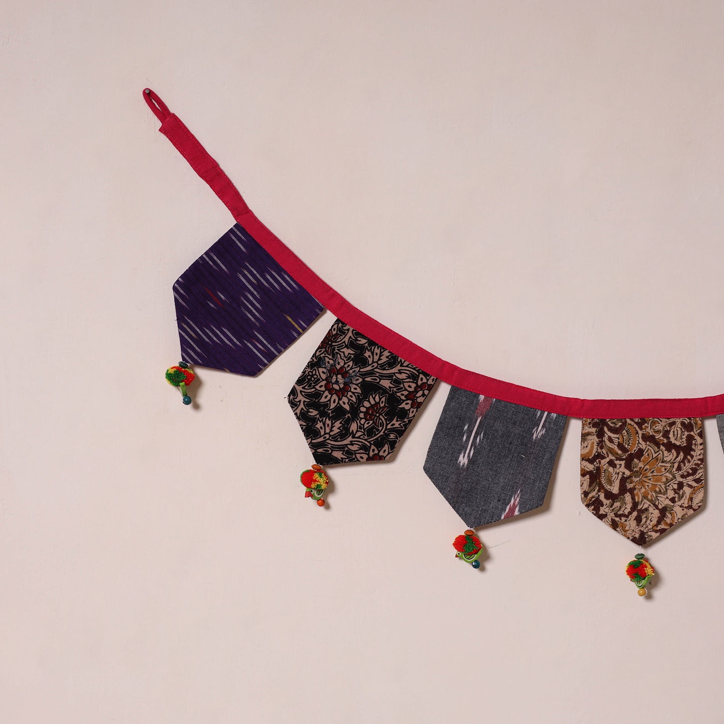 Multicolor - decorative handmade fabric toran 13