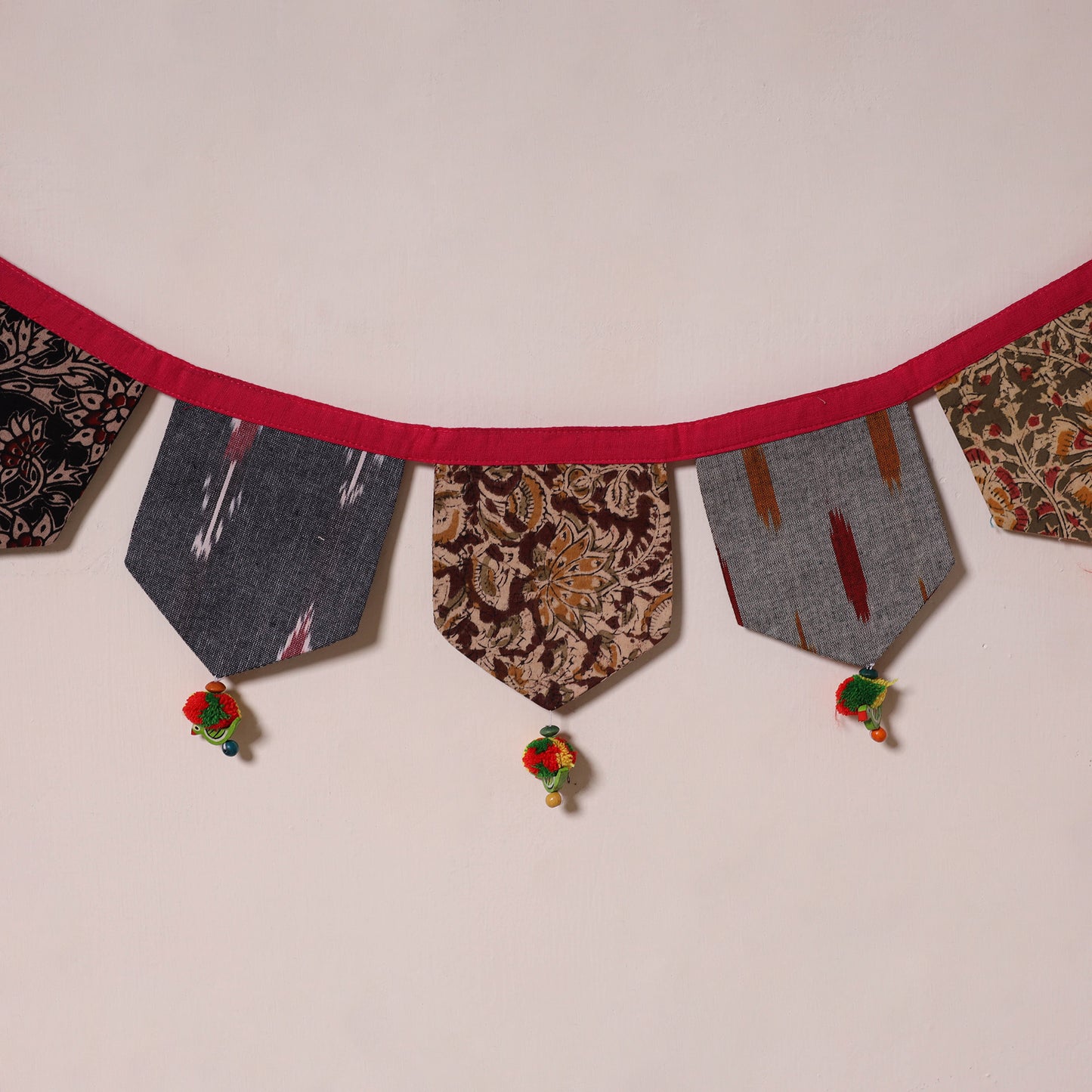 Multicolor - decorative handmade fabric toran 13