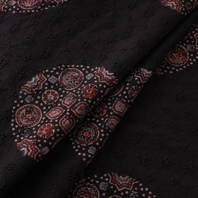 Ajrakh Hand Block Print Natural Dyed Cotton Hakoba Fabric 08