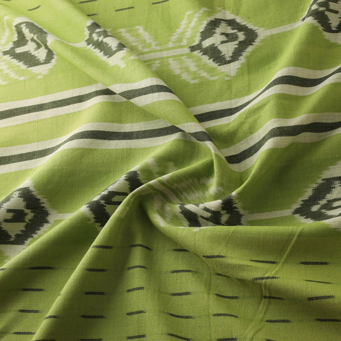 Pochampally Central Asian Ikat Pure Cotton Fabric 16