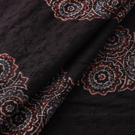 Ajrakh Hand Block Print Natural Dyed Cotton Hakoba Fabric 09