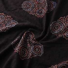 Ajrakh Hand Block Print Natural Dyed Cotton Hakoba Fabric 09
