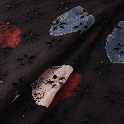 Ajrakh Hand Block Print Natural Dyed Cotton Hakoba Fabric 10
