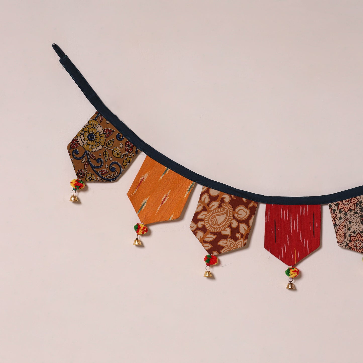 Multicolor - decorative handmade fabric toran 16