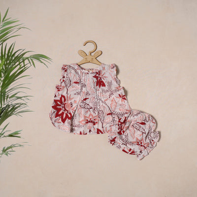 Pure Cotton Baby Girls Floral Print Top & Shorts (6-12 Months) 13
