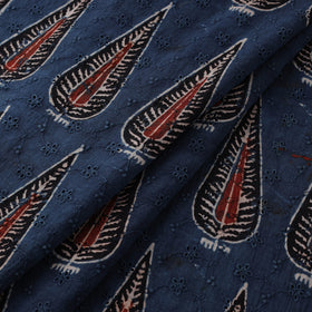 Ajrakh Hand Block Print Natural Dyed Cotton Hakoba Fabric 13