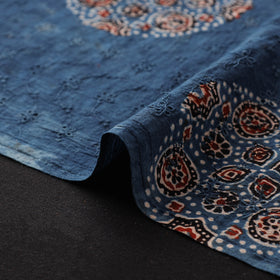 Ajrakh Hand Block Print Natural Dyed Cotton Hakoba Fabric 16